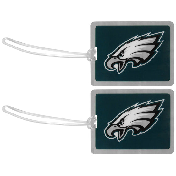 Philadelphia Eagles Vinyl Luggage Tag, 2pk