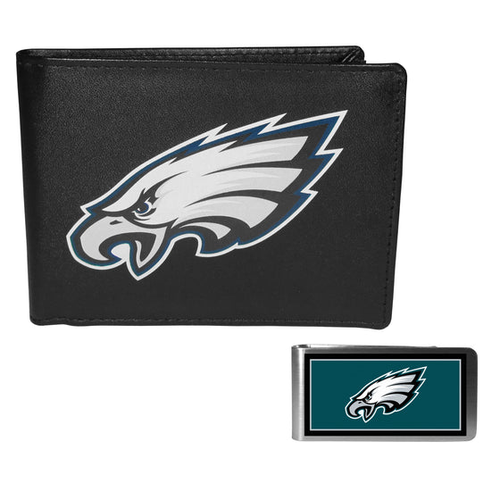 Philadelphia Eagles Bi-fold Wallet & Color Money Clip