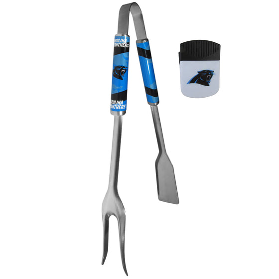 Carolina Panthers 3 in 1 BBQ Tool and Chip Clip