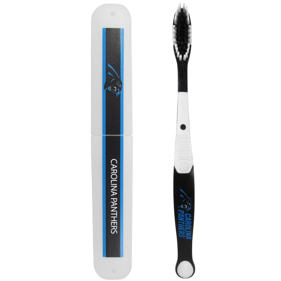 Carolina Panthers Toothbrush and Travel Case