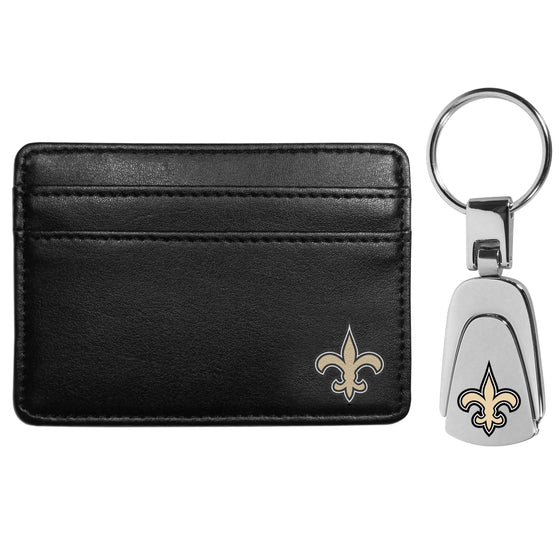 New Orleans Saints Weekend Wallet & Steel Key Chain