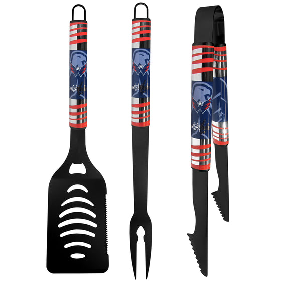 Washington Capitals 3 pc Black Tailgater BBQ Set