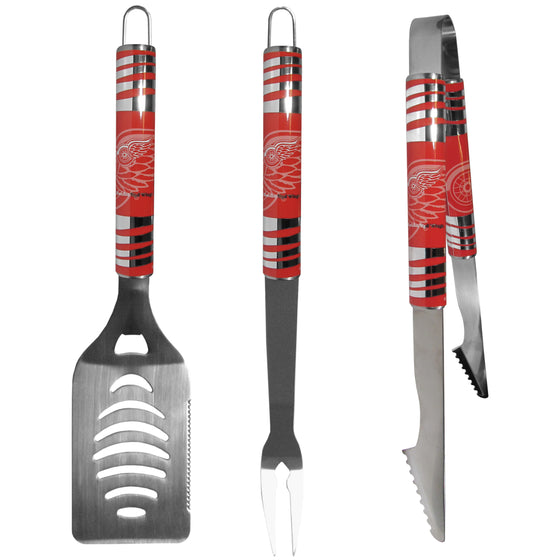 Detroit Red Wings 3 pc Tailgater BBQ Tools