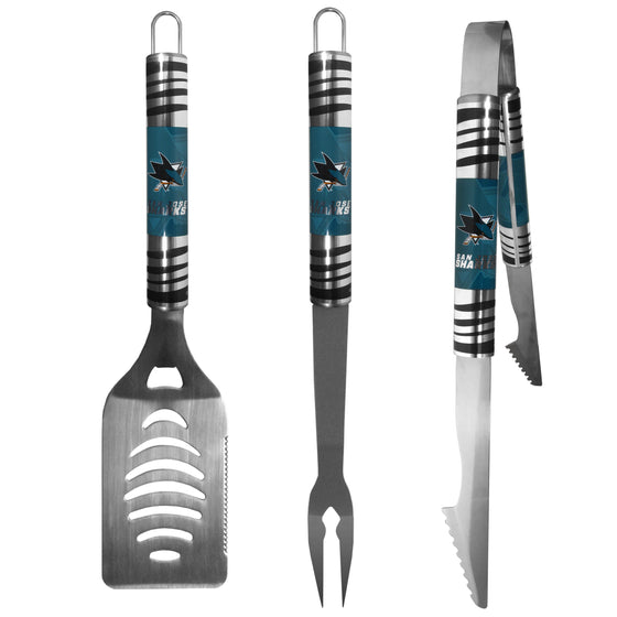 San Jose Sharks 3 pc Tailgater BBQ Tools