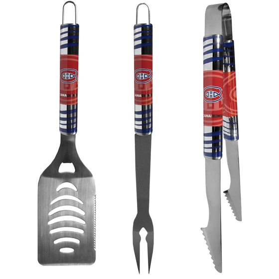 Montreal Canadiens 3 pc Tailgater BBQ Tools