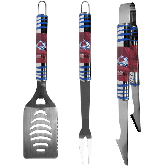 Colorado Avalanche 3 pc Tailgater BBQ Tools