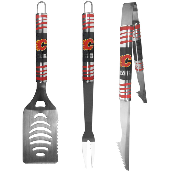 Calgary Flames 3 pc Tailgater BBQ Tools