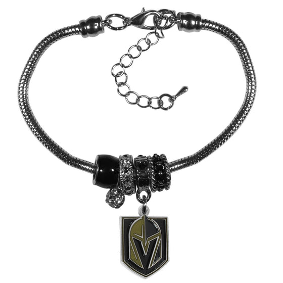 Vegas Golden Knights Euro Bead Bracelet