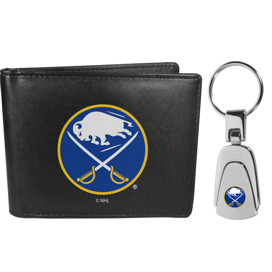 Buffalo Sabres Bi-fold Wallet & Steel Key Chain