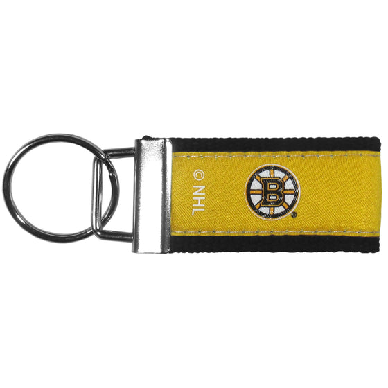 Boston Bruins Woven Key Chain