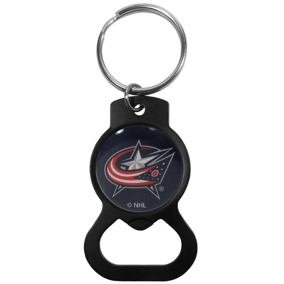 Columbus Blue Jackets Bottle Opener Key Chain, Black