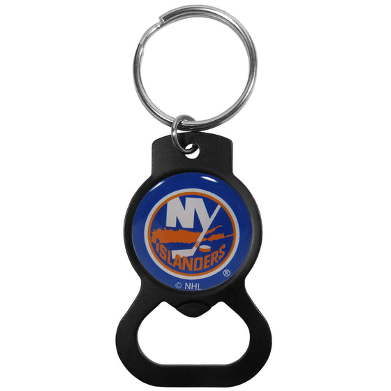 New York Islanders Bottle Opener Key Chain, Black