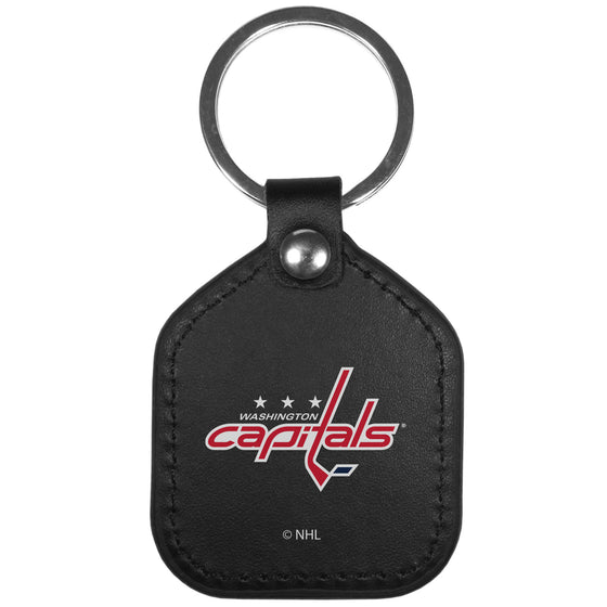 Washington Capitals Leather Square Key Chains