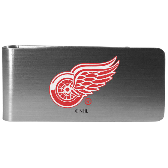 Detroit Red Wings Steel Money Clip, Logo