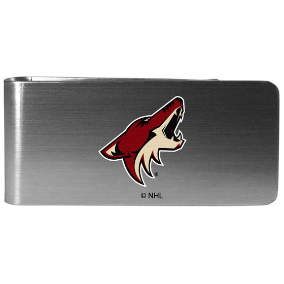 Arizona Coyotes Steel Money Clip, Logo