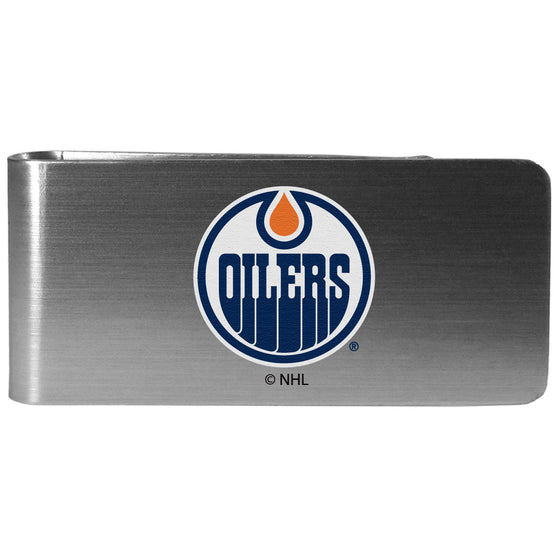 Edmonton Oilers Steel Money Clip, Logo