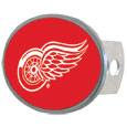 Detroit Red Wings Oval Metal Hitch Cover Class II and III