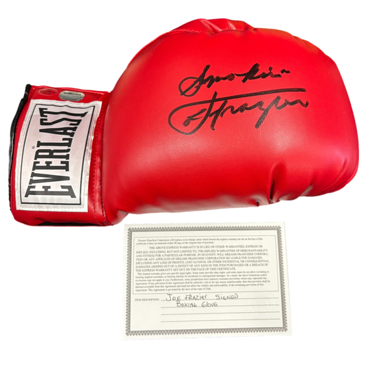 Joe Frazier Signed Autograph Boxing Glove Inscribed - Mounted Memories + Field of Dreams COA - 757 Sports Collectibles