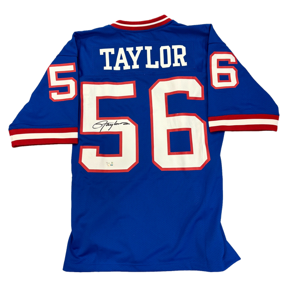 New York Giants Lawrence Taylor Signed Autograph Mitchell & Ness Jersey Fanatics COA