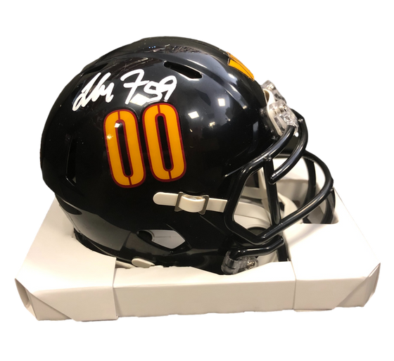 Washington Commanders London Fletcher Signed Auto Speed Mini Helmet - BAS COA - 757 Sports Collectibles