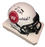 Washington Commanders Art Monk, Gary Clark, Ricky Sanders Posse Signed Auto Lunar Mini Helmet - JSA W COA - 757 Sports Collectibles