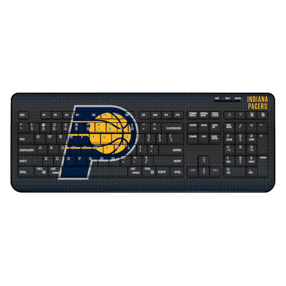 Indiana Pacers Linen Wireless USB Keyboard-0