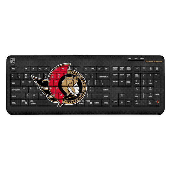 Ottawa Senators Linen Wireless USB Keyboard-0
