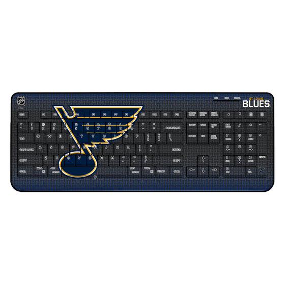 St. Louis Blues Linen Wireless USB Keyboard-0