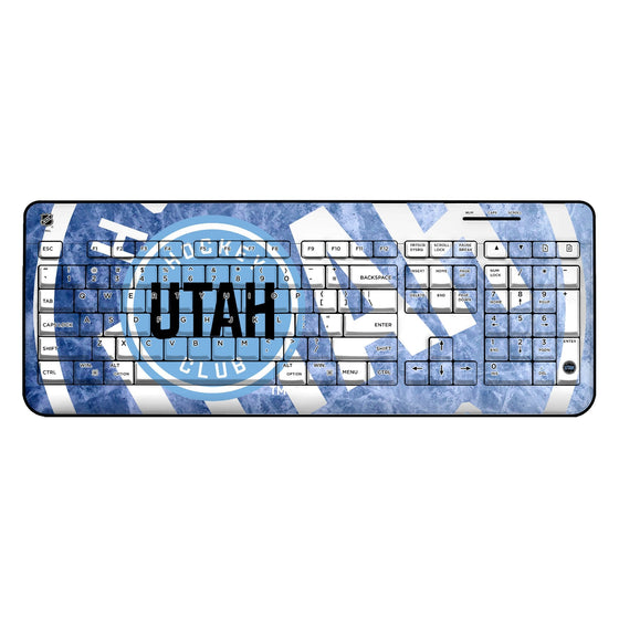 Utah Hockey Club Ice Tilt Wireless USB Keyboard-0