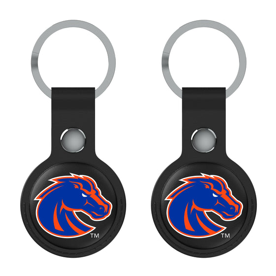 Boise State Broncos Insignia Black Airtag Holder 2-Pack-0