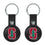 Stanford Cardinal Insignia Black Airtag Holder 2-Pack-0