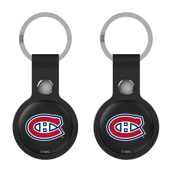 Montreal Canadiens Insignia Black Airtag Holder 2-Pack-0