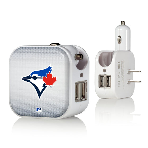 Toronto Blue Jays Linen 2 in 1 USB Charger-0