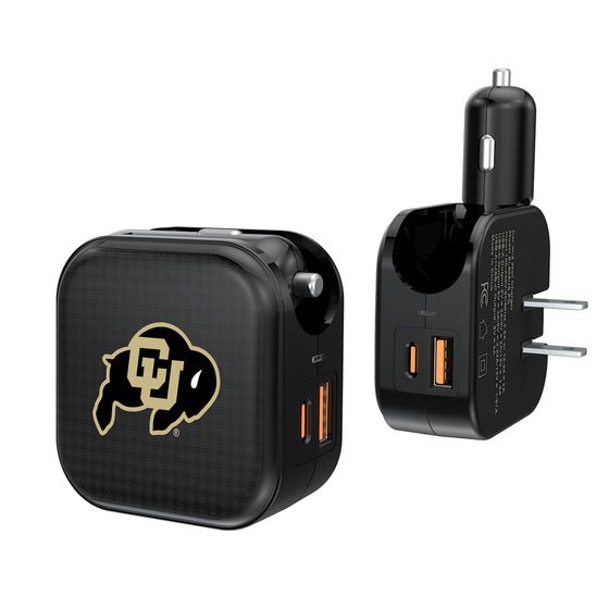 Colorado Buffaloes Linen 2 in 1 USB A/C Charger-0