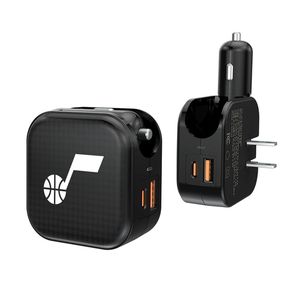 Utah Jazz Linen 2 in 1 USB A/C Charger-0