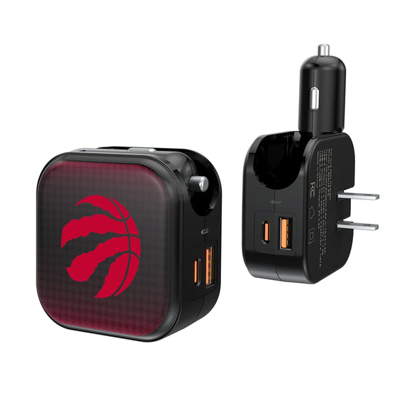 Toronto Raptors Linen 2 in 1 USB A/C Charger-0