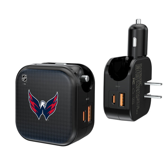 Washington Capitals Linen 2 in 1 USB A/C Charger-0