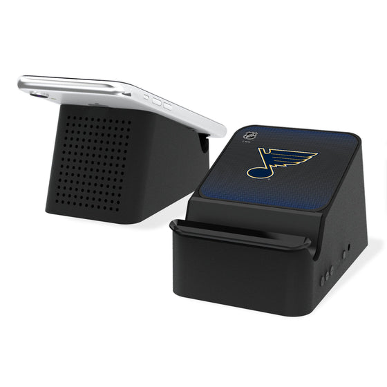St. Louis Blues Linen Wireless Charging Station and Bluetooth Speaker-0