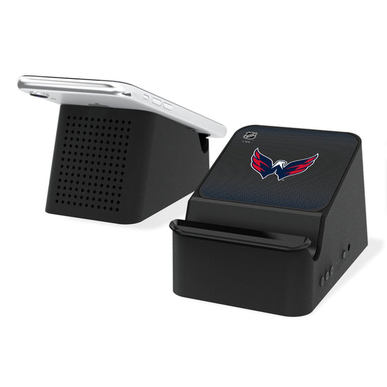 Washington Capitals Linen Wireless Charging Station and Bluetooth Speaker-0