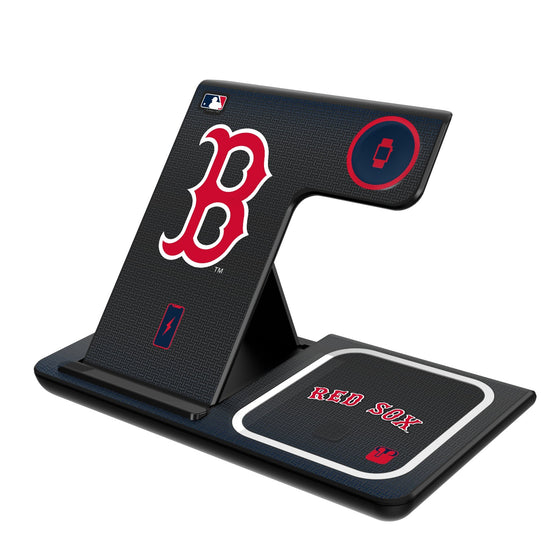 Boston Red Sox Linen 3 in 1 Charging Station-0