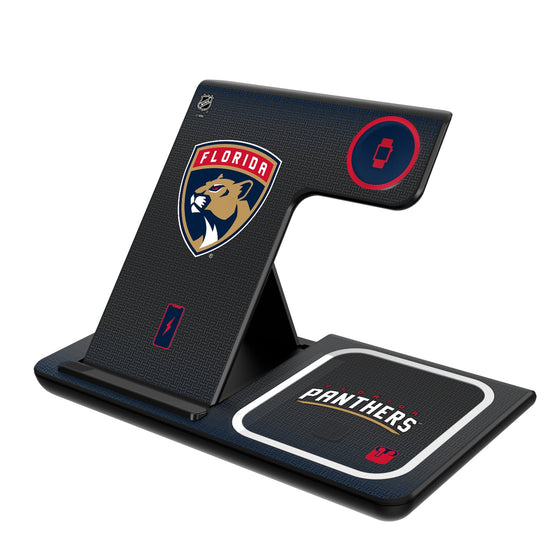 Florida Panthers Linen 3 in 1 Charging Station-0