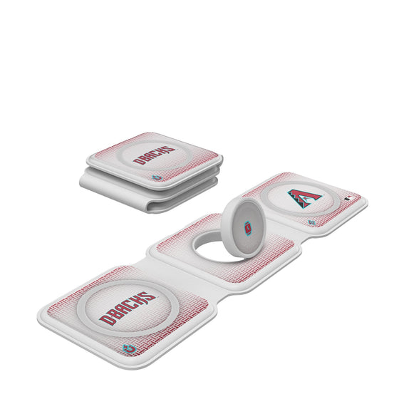 Arizona Diamondbacks Linen Foldable 3 in 1 Charger-0