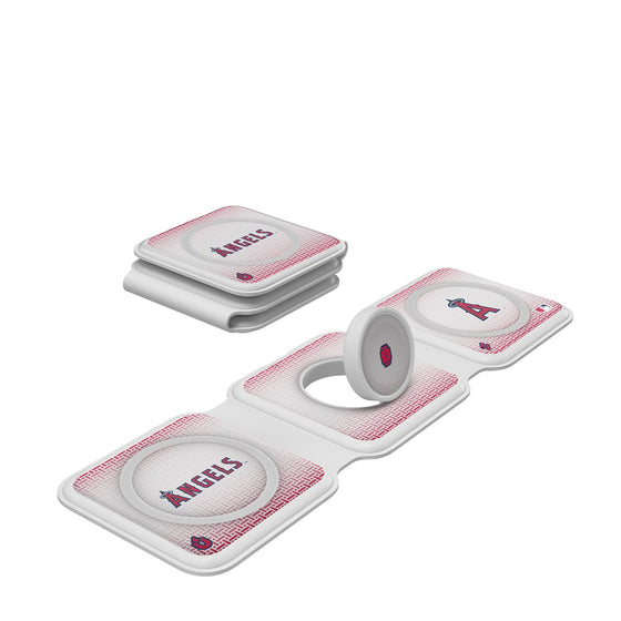 Los Angeles Angels Linen Foldable 3 in 1 Charger-0