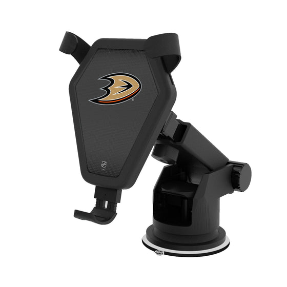 Anaheim Ducks Linen Wireless Car Charger-0