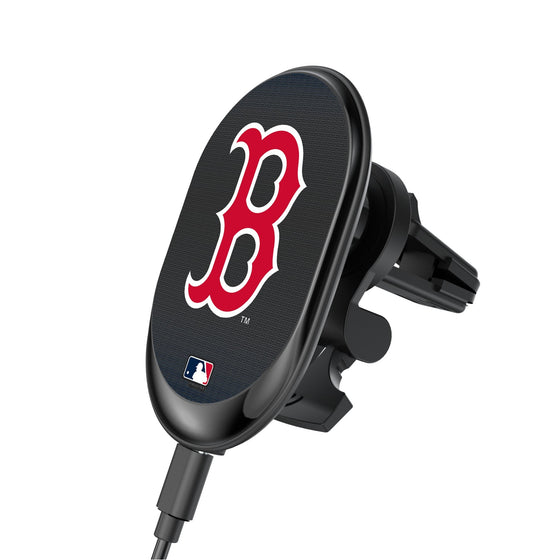 Boston Red Sox Linen Wireless Mag Car Charger-0