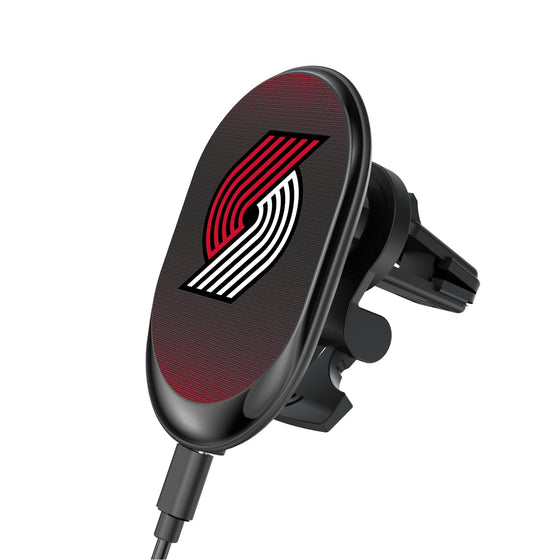 Portland Trail Blazers Linen Wireless Mag Car Charger-0