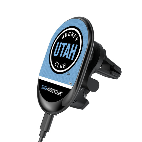 Utah Hockey Club Endzone Solid Wireless Mag Car Charger-0