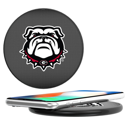 Georgia Bulldogs Linen 15-Watt Wireless Charger-0