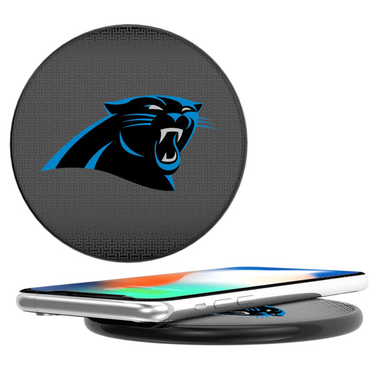 Carolina Panthers Linen 15-Watt Wireless Charger-0