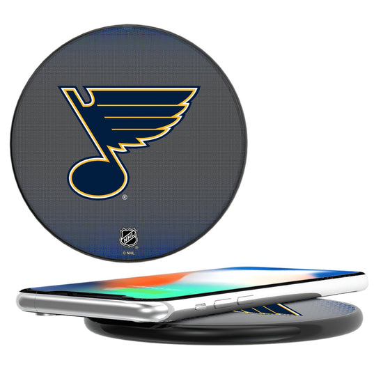 St. Louis Blues Linen 15-Watt Wireless Charger-0